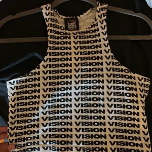 Vision streetwear crop top